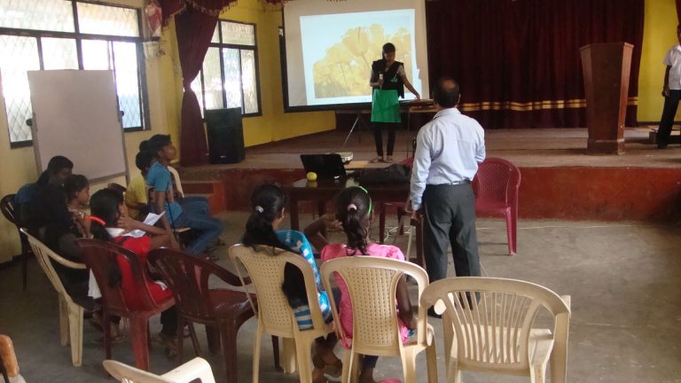 Last Child Children learning about child rights in class.