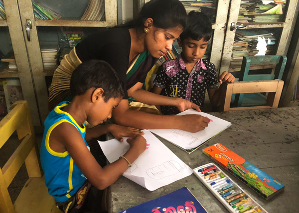 SERVE-Sri-Lanka-Field-Placement-Art-classes